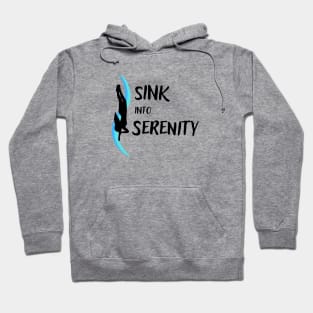 Sink into Serenity | Freediving | Freediver | Ocean lover | Diver | Apnea Hoodie